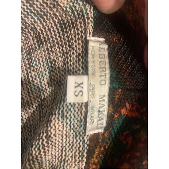 Alberto Makali Multi Color Open Cardigan Sweater XS-EUC - Picture 9 of 9